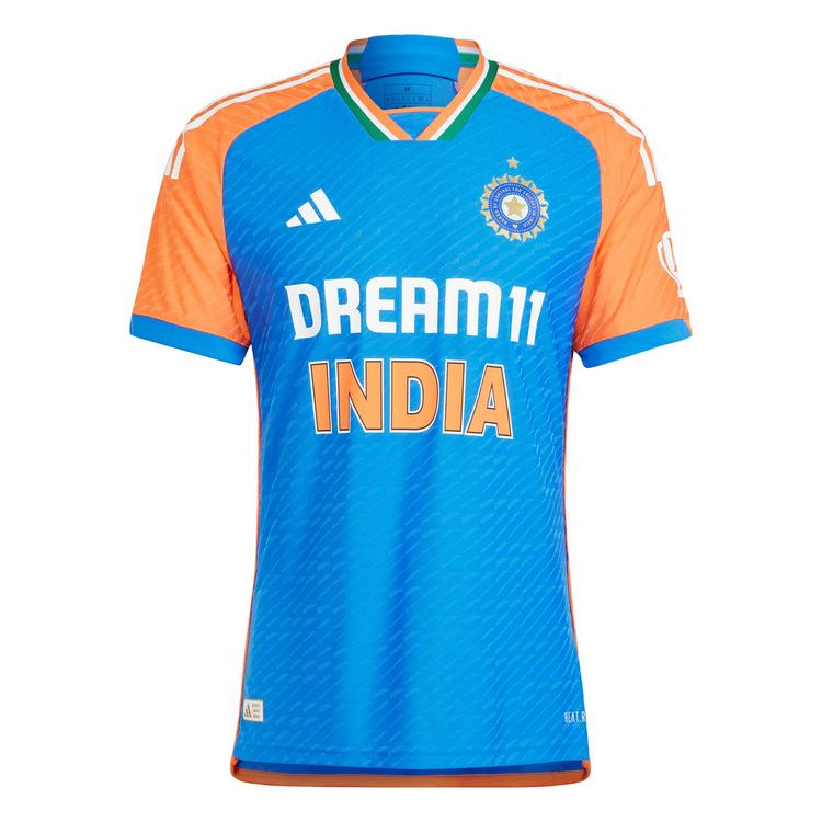 adidas adidas India Cricket T20I Trikot Trikot Herren - Dark Blue / True Orange - 0 | SportScheck