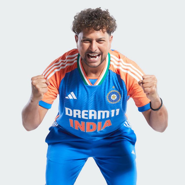 adidas adidas India Cricket T20I Trikot Trikot Herren - Dark Blue / True Orange - 0 | SportScheck