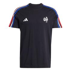 adidas Frankreich Essentials 3-Streifen T-Shirt Fanshirt Herren Black