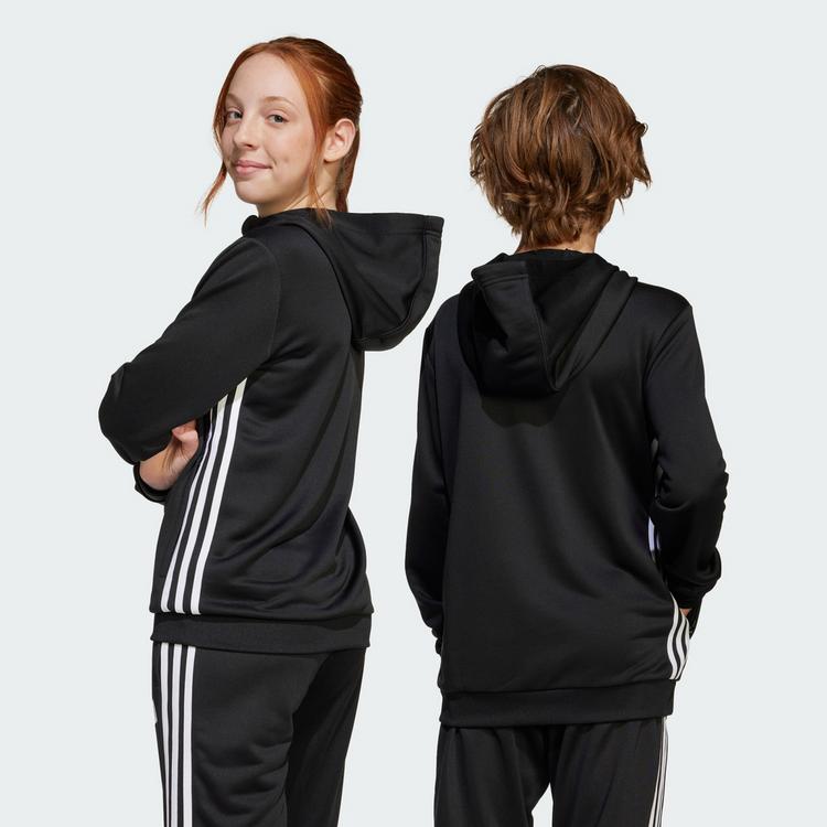 adidas adidas Tiro 25 Essentials Kids Sweat Hoodie Hoodie Kinder - Black / White - 2 | SportScheck