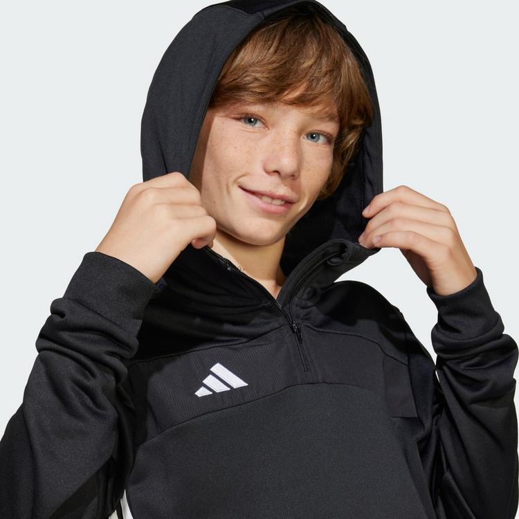 adidas adidas Tiro 25 Essentials Kids Sweat Hoodie Hoodie Kinder - Black / White - 0 | SportScheck