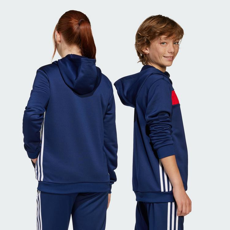 adidas adidas Tiro 25 Essentials Kids Sweat Hoodie Hoodie Kinder - Team Navy / Red - 2 | SportScheck