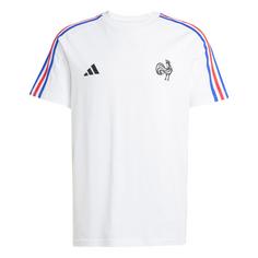 adidas Frankreich Essentials 3-Streifen T-Shirt Fanshirt Herren White