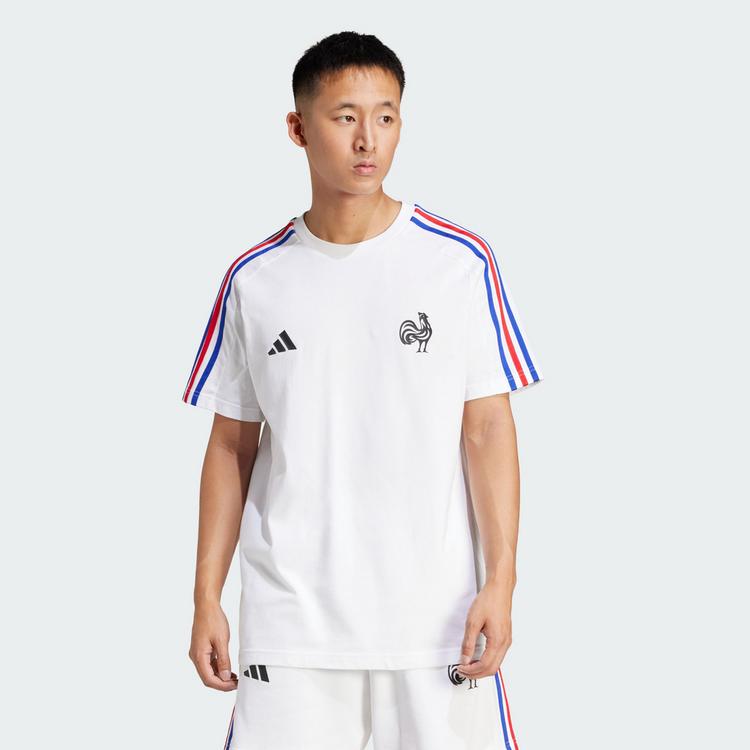 adidas adidas Frankreich Essentials 3-Streifen T-Shirt T-Shirt Herren - White - 0 | SportScheck