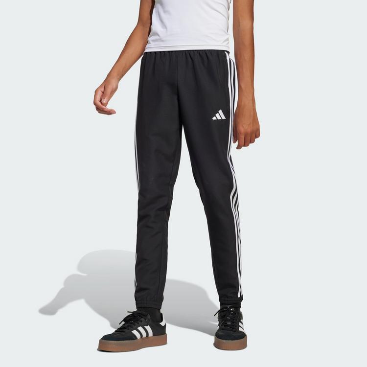 adidas adidas Tiro 25 Essentials Woven Kids Hose Trainingshose Kinder - Black / White - 0 | SportScheck