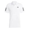 adidas Club Tennis 3-Streifen Poloshirt Funktionsshirt Herren - White