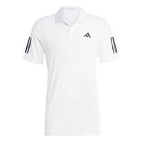 adidas Club Tennis 3-Streifen Poloshirt Funktionsshirt Herren - White