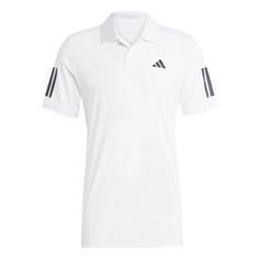 adidas Club Tennis 3-Streifen Poloshirt Funktionsshirt Herren White