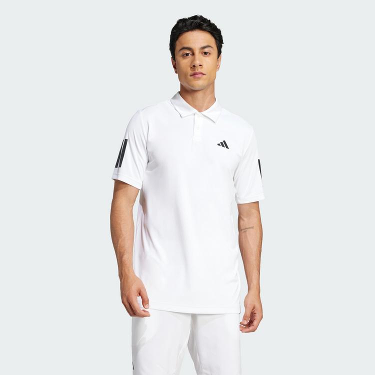adidas adidas Club Tennis 3-Streifen Poloshirt Funktionsshirt Herren - White - 0 | SportScheck