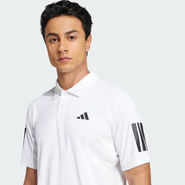 adidas adidas Club Tennis 3-Streifen Poloshirt Funktionsshirt Herren - White - 0 | SportScheck
