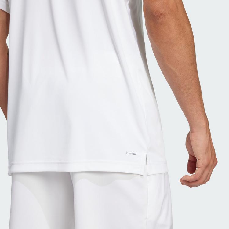 adidas adidas Club Tennis 3-Streifen Poloshirt Funktionsshirt Herren - White - 1 | SportScheck