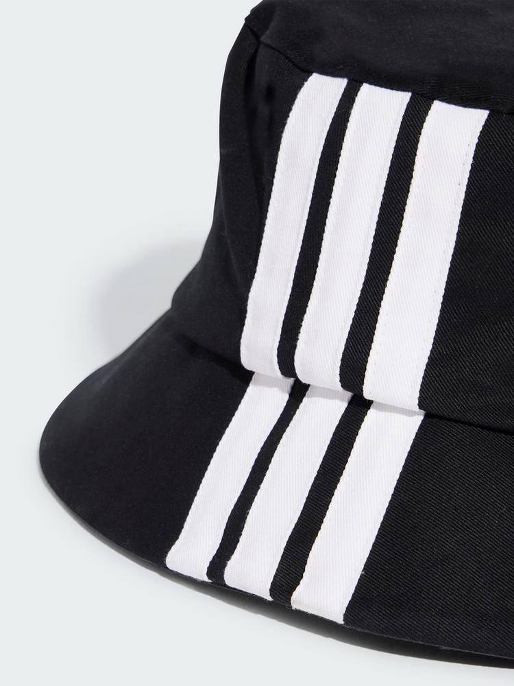 adidas adidas 3-Streifen Stoffhut Hut - Black / White - 1 | SportScheck