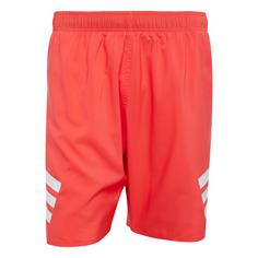 adidas 3-Streifen 8-Inch Badeshorts Badeshorts Herren Semi Lucid Red / White