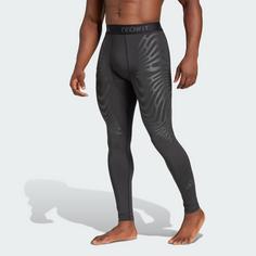 Rückansicht von adidas TECHFIT Control Training lange Leggings Leggings Herren Black