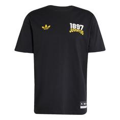 adidas Juventus Turin VRCT T-Shirt T-Shirt Herren Black / Active Gold