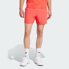 Rückansicht von adidas Tennis 5-Inch Ergo Shorts Tennisshorts Herren Semi Lucid Red