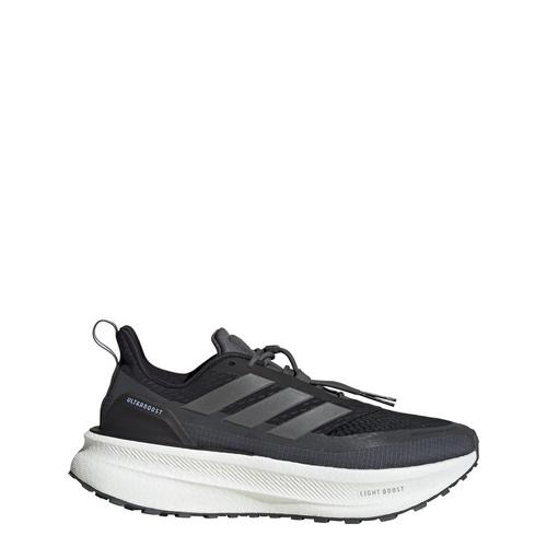 Rückansicht von adidas Ultraboost Laufschuh Trailrunning Schuhe Damen Core Black / Iron Metallic / Violet Tone