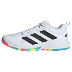 adidas Court Team Bounce 2.0 Schuh Hallenschuhe Damen Cloud White / Core Black / Lucid Lemon