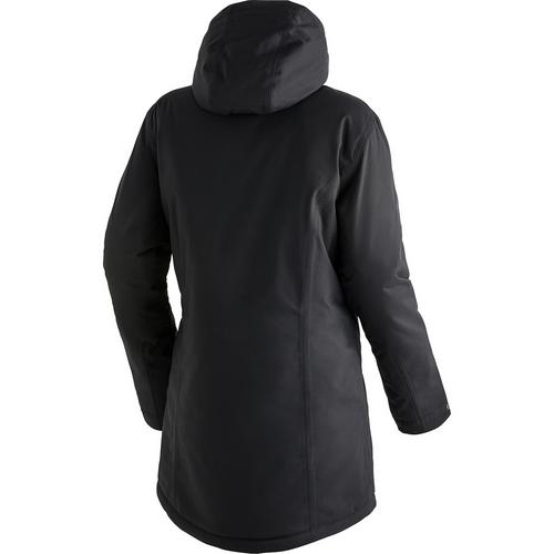 Rückansicht von Maier Sports KATRINE Softshelljacke Damen Schwarz01100