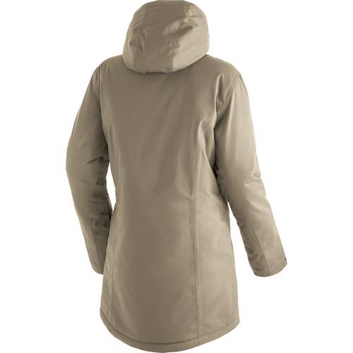 Rückansicht von Maier Sports KATRINE Softshelljacke Damen Hellbraun