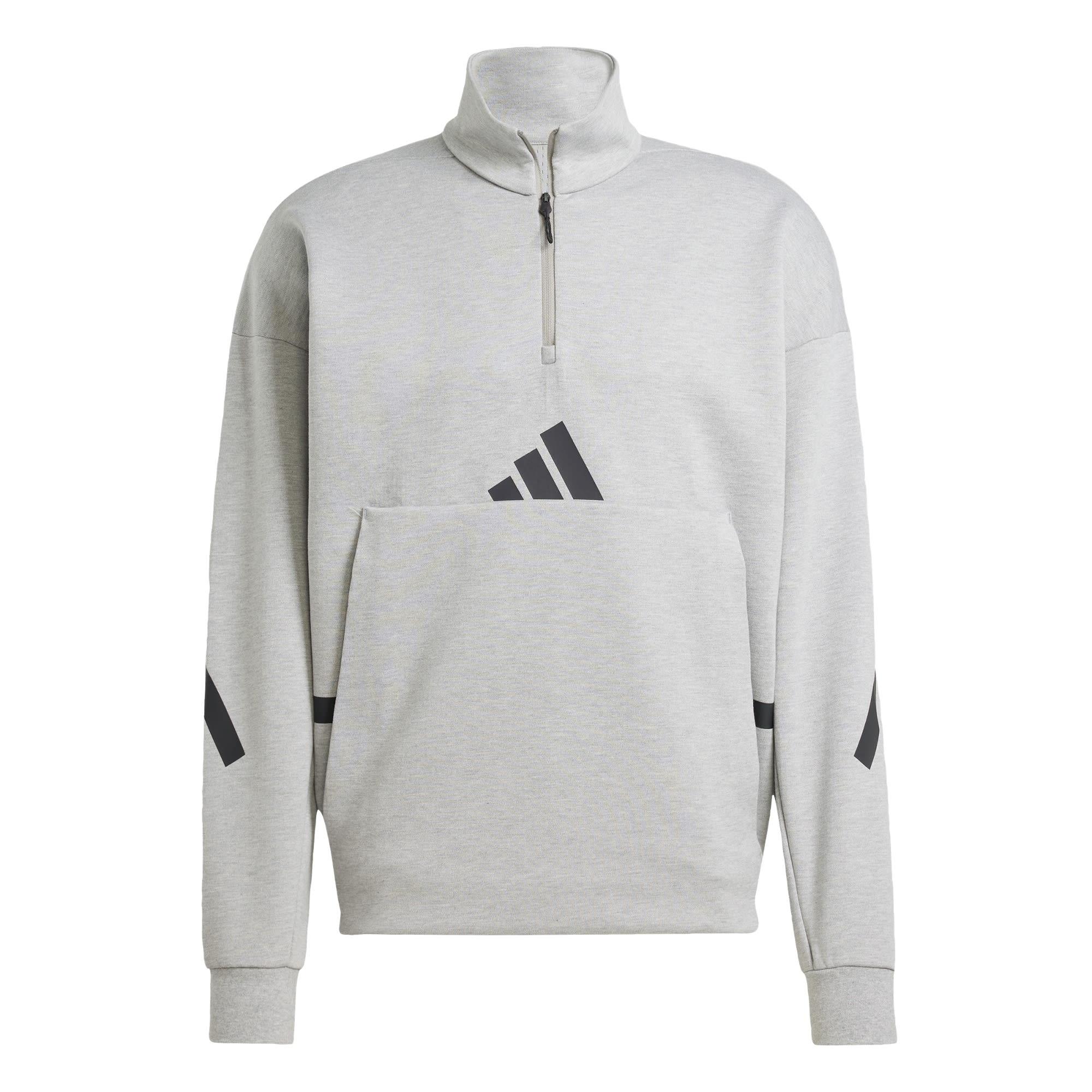 Adidas adidas Z.N.E. Quarter Zip Sweatshirt Sweatshirt Herren Medium Grey Heather im Online Shop von SportScheck kaufen