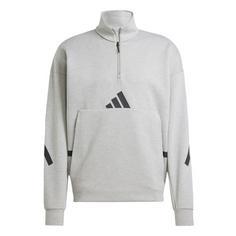 adidas adidas Z.N.E. Quarter-Zip Sweatshirt Sweatshirt Herren Medium Grey Heather