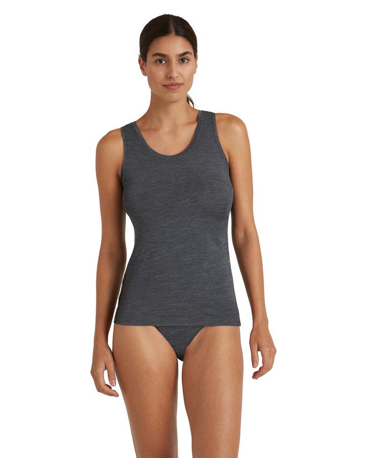 Falke Falke UW Top WO/CLY w Unterhemd Damen - dark grey -heather (3278) - 0 | SportScheck