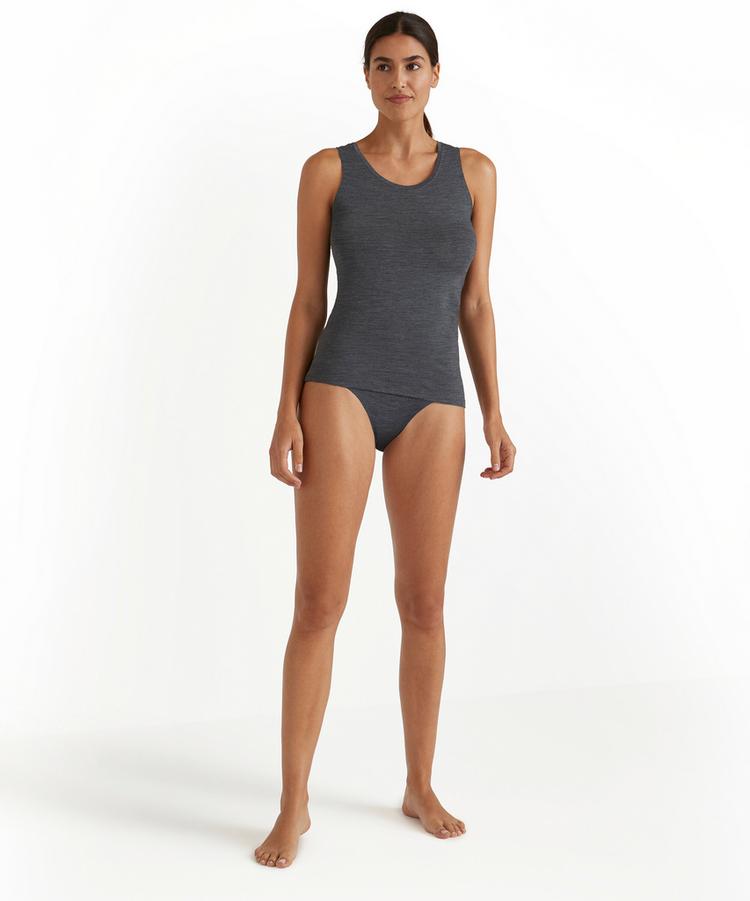 Falke Falke UW Top WO/CLY w Unterhemd Damen - dark grey -heather (3278) - 1 | SportScheck