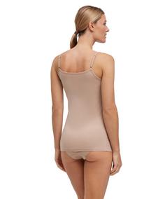 Rückansicht von Falke Top Unterhemd Damen camel (4220)