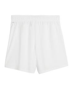 Rückansicht von PUMA teamGOAL Short Damen Fußballshorts Damen weissschwarz