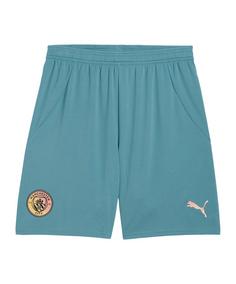 PUMA Manchester City Short 2024/2025 Fußballshorts blaurosa