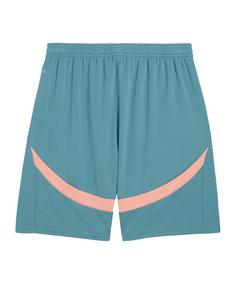 Rückansicht von PUMA Manchester City Short 2024/2025 Fußballshorts blaurosa