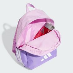 Rückansicht von adidas Rucksack Logo Kids Rucksack Daypack Kinder Bliss Lilac / Violet Fusion