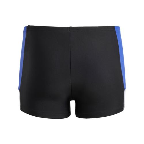 Rückansicht von adidas Colorblock 1-Inch Kids Boxer-Badehose Badeshorts Kinder Black / Semi Lucid Blue / Violet Tone