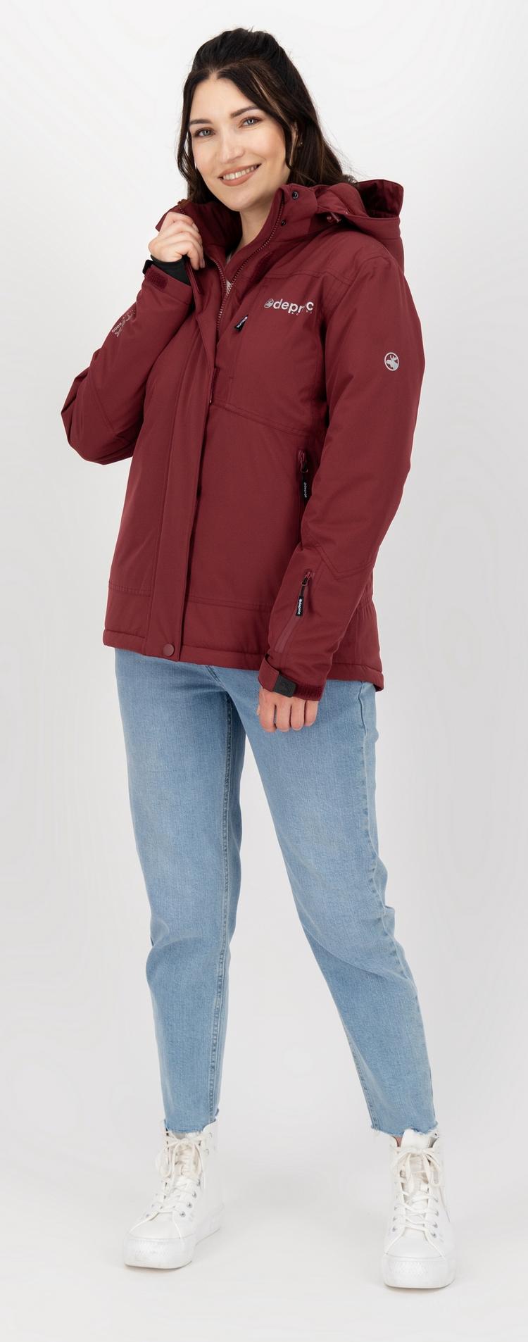 DEPROC active DEPROC active MONTREAL WOMEN Winterjacke Damen - wine - 2 | SportScheck