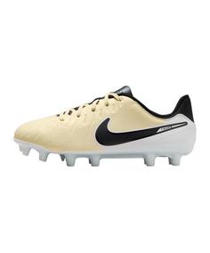 Nike Jr Tiempo Legend X Academy FG/MG Kids Fußballschuhe Kinder beigeschwarzgold