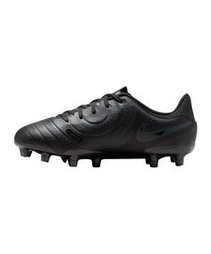 Rückansicht von Nike Jr Tiempo Legend X Academy FG/MG Kids Fußballschuhe Kinder schwarzschwarz