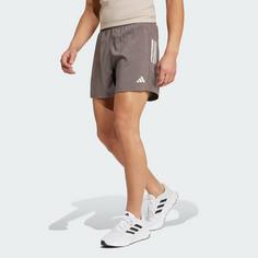 Rückansicht von adidas Own The Run Shorts Laufshorts Herren Charcoal