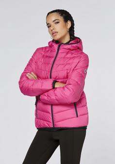 Rückansicht von Chiemsee Jacke Jacke Damen 18-2143 Beetroot Purple