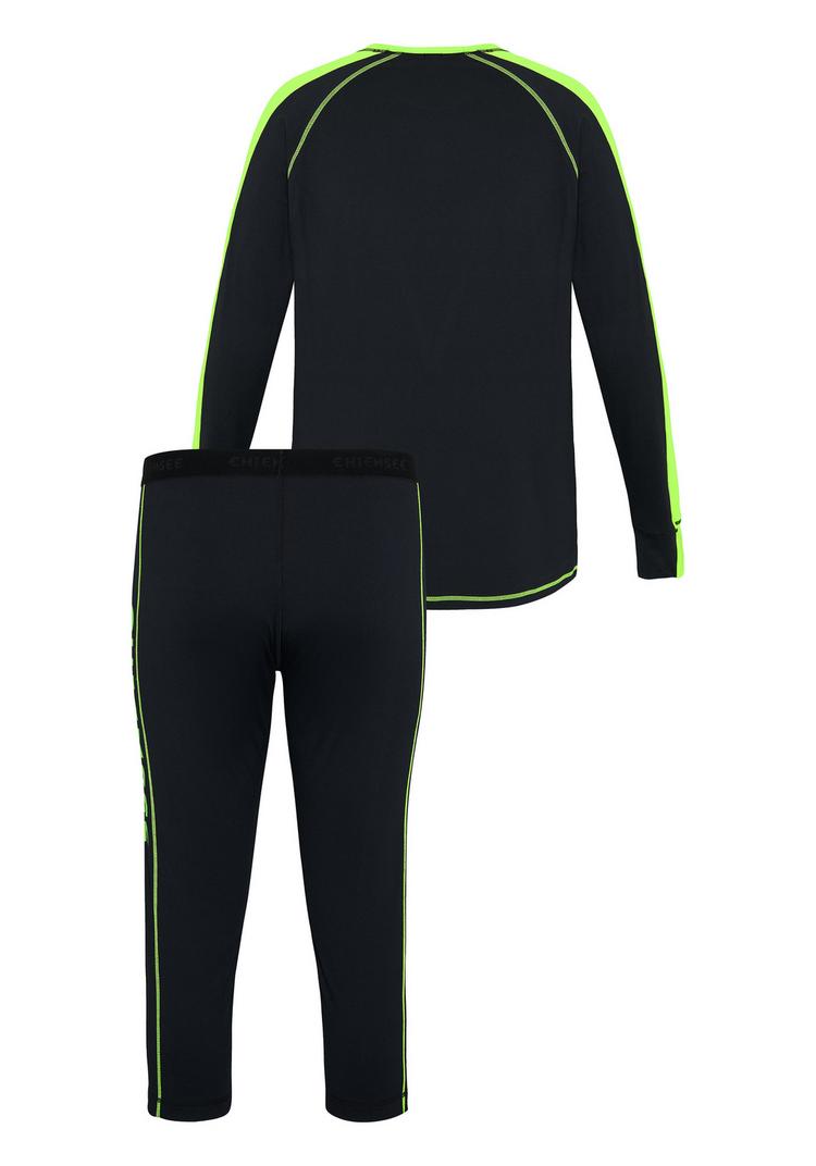 Chiemsee Chiemsee Skiunterw&auml;sche Funktionsunterhose Herren - 9065 Black/Medium Green - 0 | SportScheck