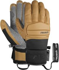 Reusch Henrik Kristoffersen Handschuh - 8881 camel / black