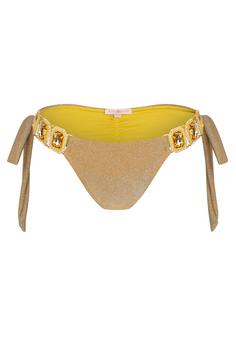 Moda Minx Lumiere Boujee Bikini Hose Damen Gold