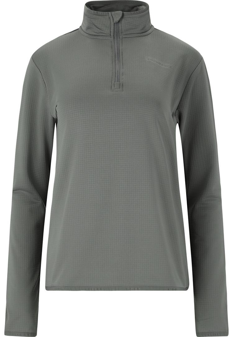 Endurance Endurance VIRONIC W Waffle Langarmshirt Damen - 3219 Sedona Sage - 0 | SportScheck