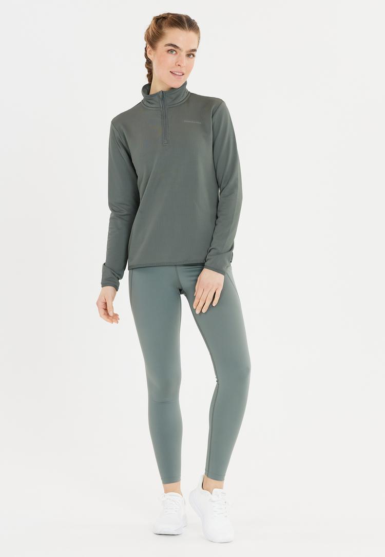 Endurance Endurance VIRONIC W Waffle Langarmshirt Damen - 3219 Sedona Sage - 0 | SportScheck