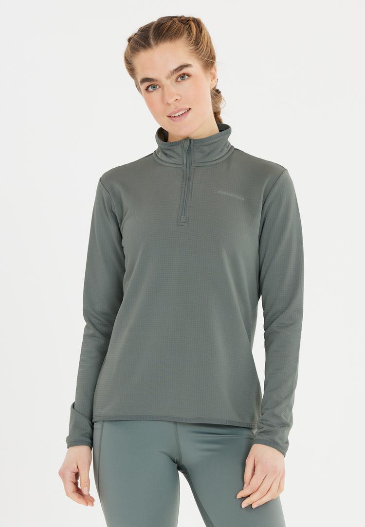Endurance Endurance VIRONIC W Waffle Langarmshirt Damen - 3219 Sedona Sage - 1 | SportScheck