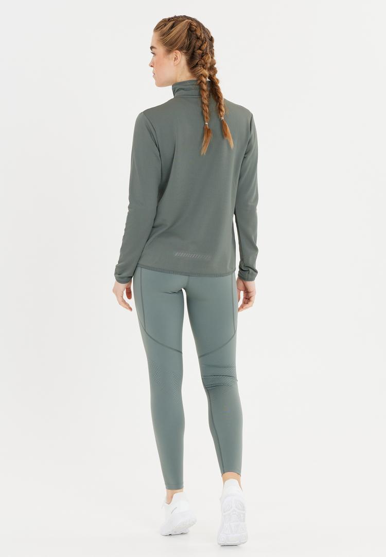 Endurance Endurance VIRONIC W Waffle Langarmshirt Damen - 3219 Sedona Sage - 2 | SportScheck