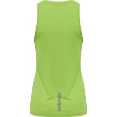 Rückansicht von Newline WOMEN CORE RUNNING SINGLET Funktionsshirt Damen TANGO RED