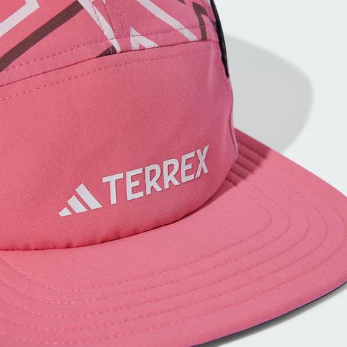 Rückansicht von adidas Terrex Heat.Rdy 5-Panel Graphic Kappe Cap Pink Fusion / Burgundy / White