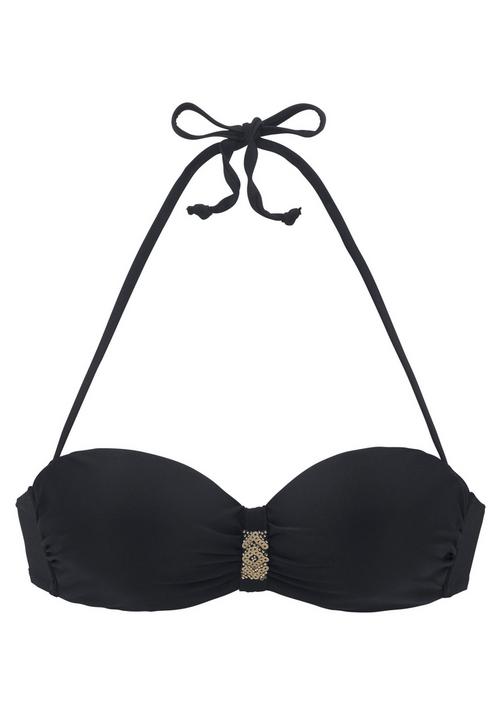 Lascana Bandeau-Bikini-Top Bikini Oberteil Damen