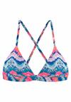 VENICE BEACH Triangel-Bikini-Top Bikini Oberteil Damen - blau-orange